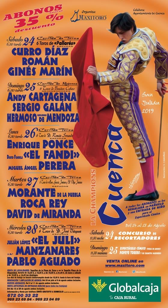 MaxiToroSL's tweet photo. #LaChampionsDeCuenca 2019 ya es una realidad... ¡Qué ganas de feria! https://t.co/dnkZlEhi30