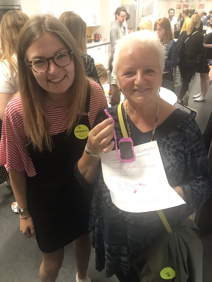ENUArts's tweet photo. We are @CreativeEdin #CEsummerparty and are so inspired! Great to see @EdinburghNapier grad Jo now working @whitespacers too! 😊 https://t.co/86FN7uynK3
