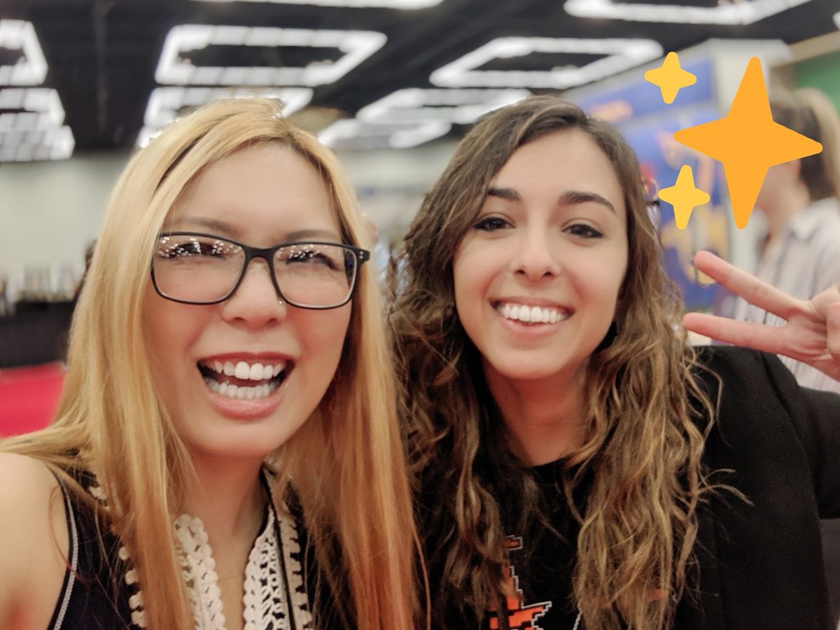 girlie_mac's tweet image. It was awesome to run into @anajsana95 again, this time at #OSCON! Last time was in halfway across the world, in Tokyo! 🌎🙌