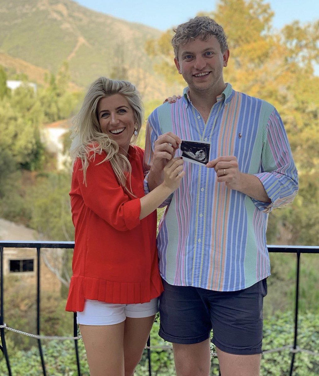 Can’t wait to meet our Mini Cooper! Dad bod ready 👊 🌍 👶🏼