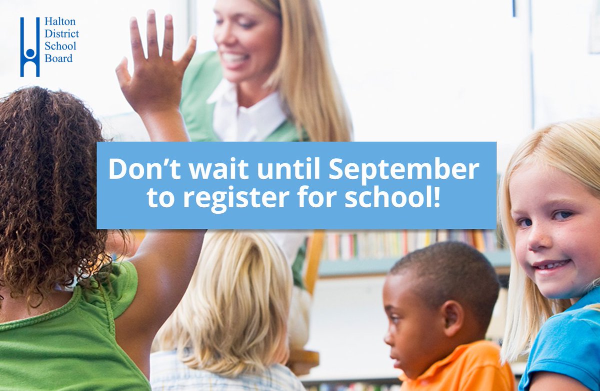 HaltonDSB's tweet photo. New to the #HDSB? Learn how you can register for school this summer: https://t.co/VFioG2RoKD 😎🏫 https://t.co/zznhYdpFX2