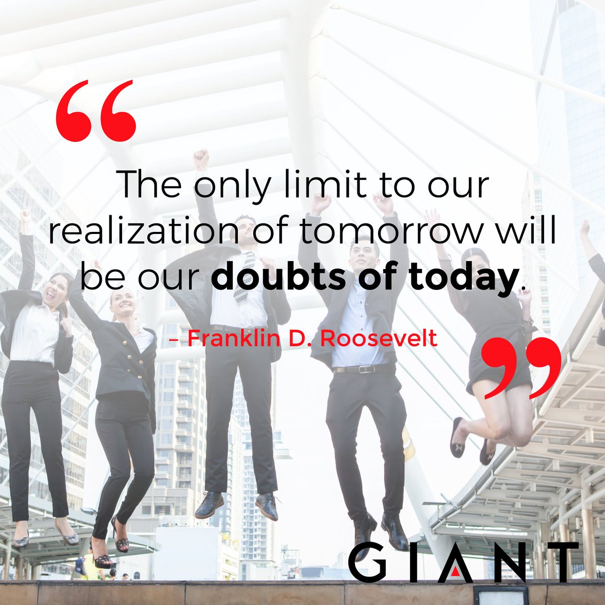 GIANTdotnet's tweet photo. Wise words from FDR! 🧐👍 https://t.co/LUKypZvXn5