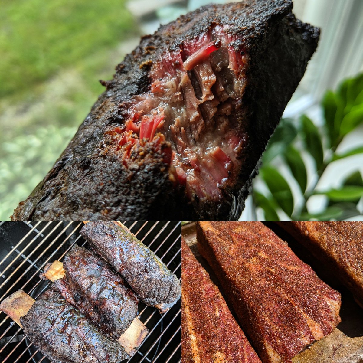 Short ribs in the hizzouse!! It's like eating a meat marshmallow on a stick, freakin amazing! Happy almost weekend everyone!
#shortribs #ribs #beef #happyfacebarbecue #brisket #marshmallow #meat #weber #wsm #buylocal @tendercropredbarn #dovernh #maine #berwick #southberwickmaine