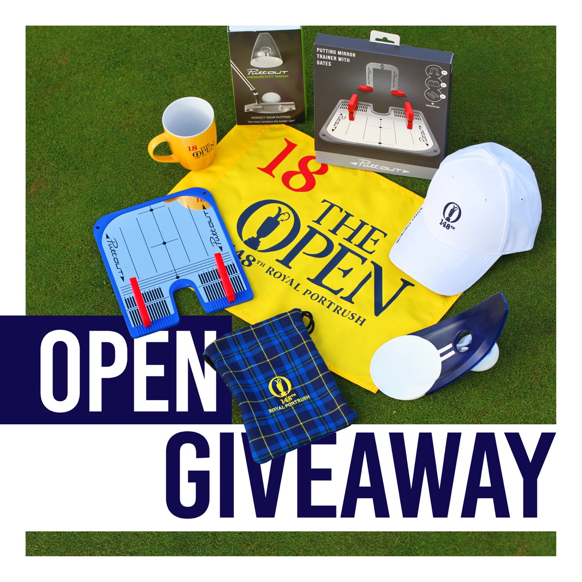 puttoutgolf's tweet image. It’s #TheOpen so *of course* we’ve got a giveaway for you guys:

- A special edition Putting Mirror + Trainer

- Official Portrush ‘19 cap, mug, flag + pouch

Sound good? Just hit RT + follow and you’re in with a chance to win it all. 🤘