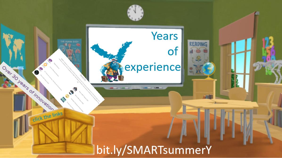 SMARTukconnect's tweet photo. Last Day tomorrow! #SMARTSummerCountdown
Y. Years of expertise, SMART software has over 25 years of it! What is your oldest feature that you still love? Tell everyone about it.
@SMART_Tech
Clink below for today's summer surprise!
https://t.co/mesv7mhv0q https://t.co/5MQPc7sDGv