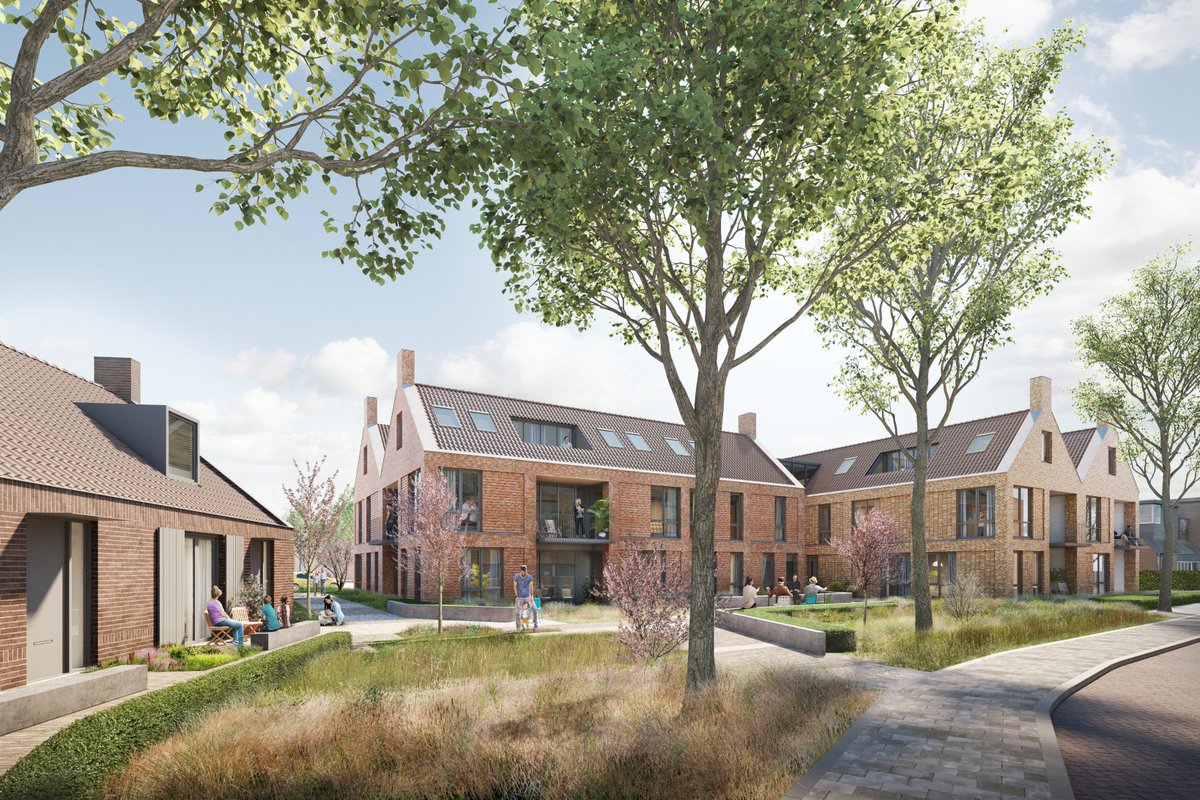 DijkhofBouw's tweet photo. Met trots kunnen wij delen dat we in het hartje van Zetten, aan de Beatrixstraat, starten met de nieuwbouw van 18 appartementen en 3 grondgebonden woningen in opdracht van Woonstichting Valburg. https://t.co/Q7YyflruiI https://t.co/DgjnYawAGa