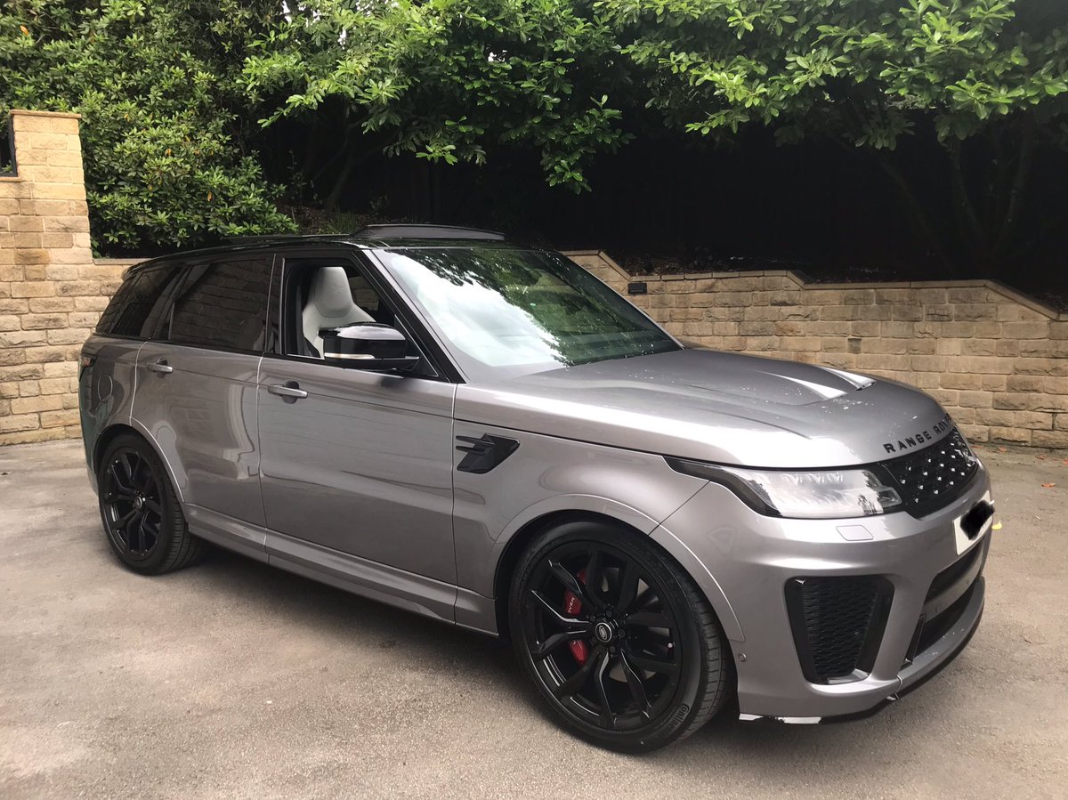 First 20 model year Range Rover Sport SVR in new Eiger Grey 
#LandRover
