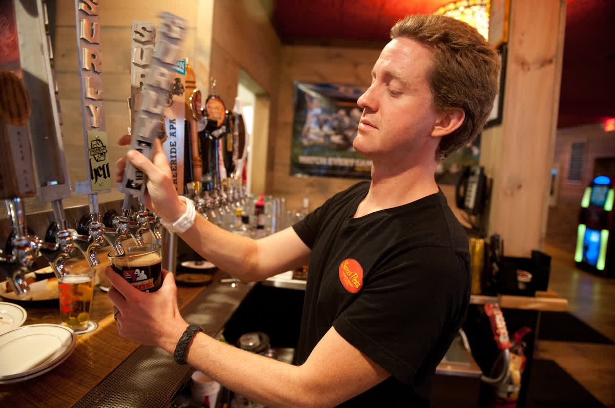 SweetPeasPub's tweet photo. Who cares if the glass is half-full or half-empty. All that matters is that the glass is refillable! https://t.co/1MrYariUxf