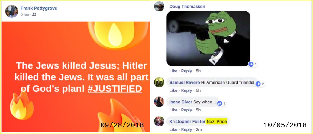 Kristopher Russ Foster (aka Frank Pettygrove) was radicalized into open neo-Nazi politics through his long-term membership in Patriot Prayer.  https://rosecityantifa.org/articles/kristopher-foster/  https://twitter.com/RoseCityAntifa/status/1120809594924593153
