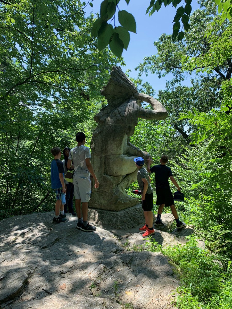 UpperSchoolWS's tweet photo. Students in @WoodlyndeSchool's Summer Program have been taking advantage of local historical attractions. Students visited @Shofuso, @ValleyForgeNHP, @Fort_Mifflin, @easternstate, and the Wissahickon Valley Park. #WSCampWarrior #historyupclose #summercamp https://t.co/gBpsbzx22s