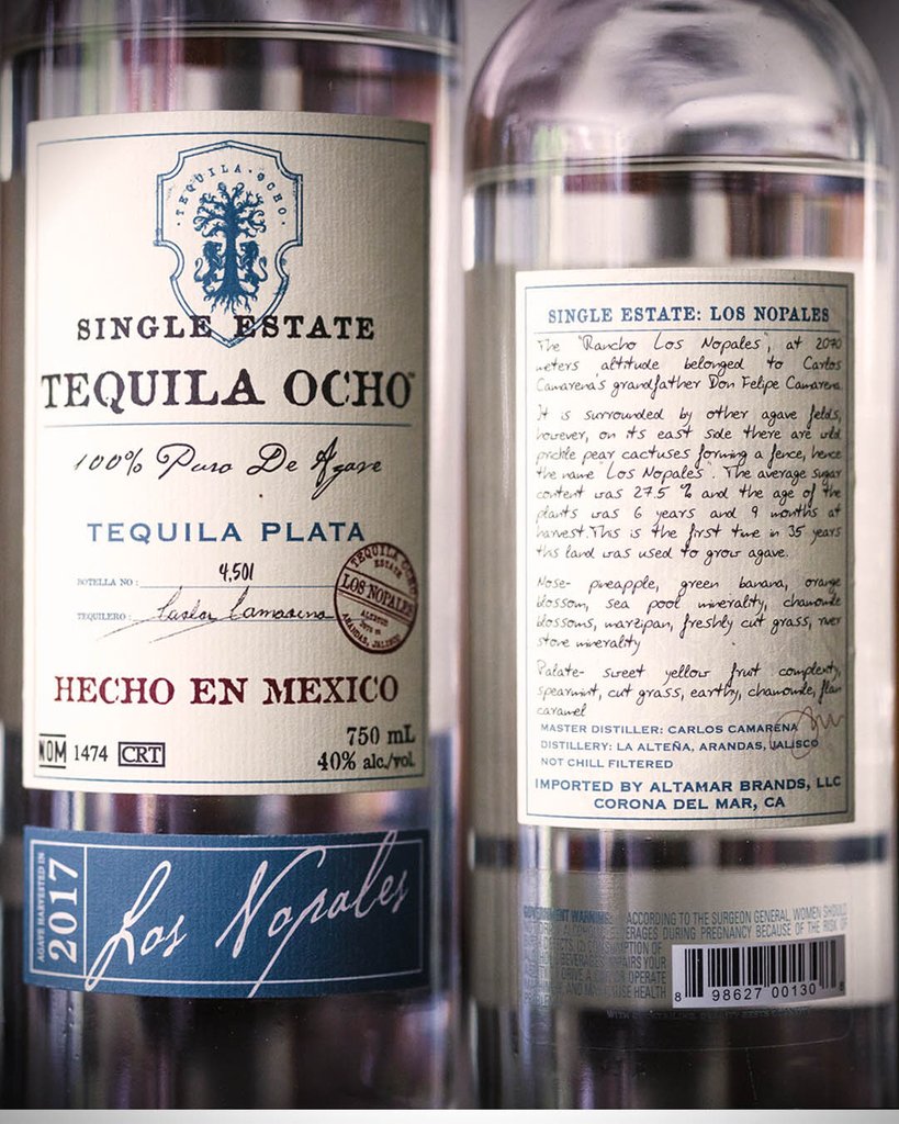 Tequila Ocho on Twitter "Every bottling of Ocho designates the year of