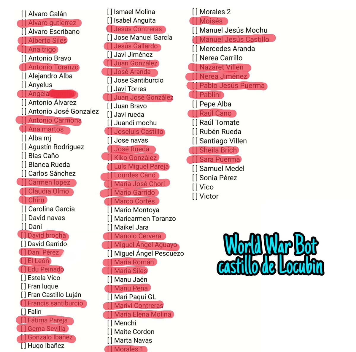 castillowarbot's tweet photo. Cuarta semana de Julio de 2020
@joseem_85 asesina a José Luís Castillo atropellandolo con la moto en la plaza

52 Castilleros Remaining...
#CastilloWorldWarBot https://t.co/LP5FPLm46B