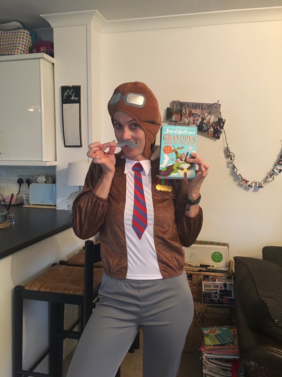 keleye76's tweet photo. My baby boy George turned double digits (10) today @davidwalliams - he’s a massive fan & so happy with his presents! However, he wasn’t a fan of the costume I bought him & as we never got tickets to #grandpasgreatescape live, I thought I would play dress up! 😂#embarrasingmum 🙋🏻♀️ https://t.co/xV3Q1jdV68