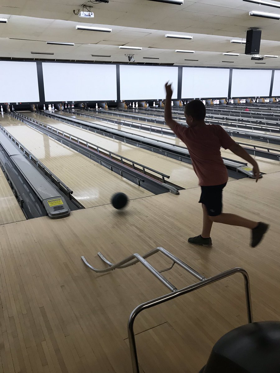 CampDelanco's tweet photo. What a great morning bowling 🎳 we have some professionals on our hands 😊 #delancosummercamp https://t.co/QXVVX4bZWe