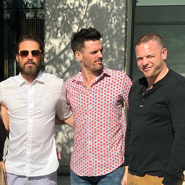 ImChrisSantos's tweet photo. Two brothers born two days apart and me in the middle. As if one cancer male was not enough.  Just saying. 😝 happy birthdays brothers. https://t.co/waWd92eXcJ https://t.co/R46adEfqfY