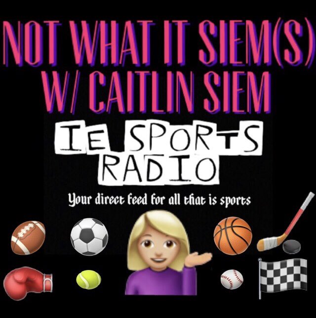 IESportsRadio's tweet photo. Tune in live for #NotWhatItSiems with @CaitlinSiem!
#NBA #MLB #UnsungHero #Wimbledon
https://t.co/6XA68icBjK https://t.co/2PrbcEM32f