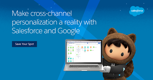 Learn how you can align digital advertising 🖱 and email marketing 💌 strategies with Salesforce <a href="/MarketingCloud/">Agentforce Marketing</a> and Google Marketing Platform in this upcoming webinar ➡️ sforce.co/2YdBvFI