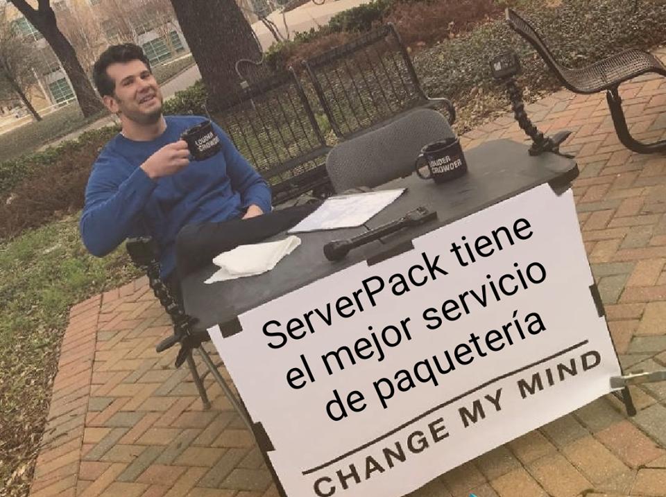 ServerPackMX's tweet image. Compruébalo tu mismo y ponte en contacto con nosotros, dale clic al botón de contacto. #serverpack #envíos #paqueteria #memes #humor
