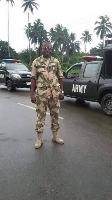 Nigerian soldier killed by Boko Haram members two months after welcoming set of twin girls (photos)