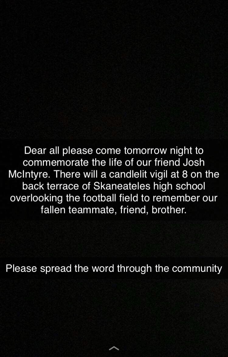 Spread the word and join us to remember the life of a teammate and a brother. Rest In Peace Josh.