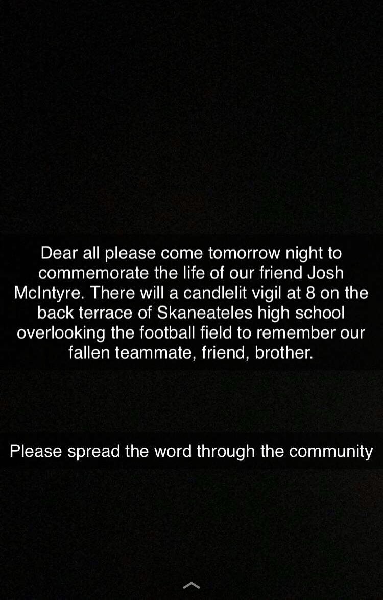 NicholasWamp17's tweet photo. Spread the word and join us to remember the life of a teammate and a brother. Rest In Peace Josh. https://t.co/weZ6vG088A