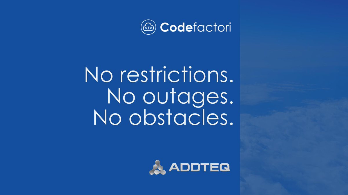 addteq's tweet image. Complete customization with no restrictions, outages or obstacles. Codefactori lets you pick which @Atlassian tools are best for your company because every organization is unique.  #WhatITCanBe #AtlassianPartner
