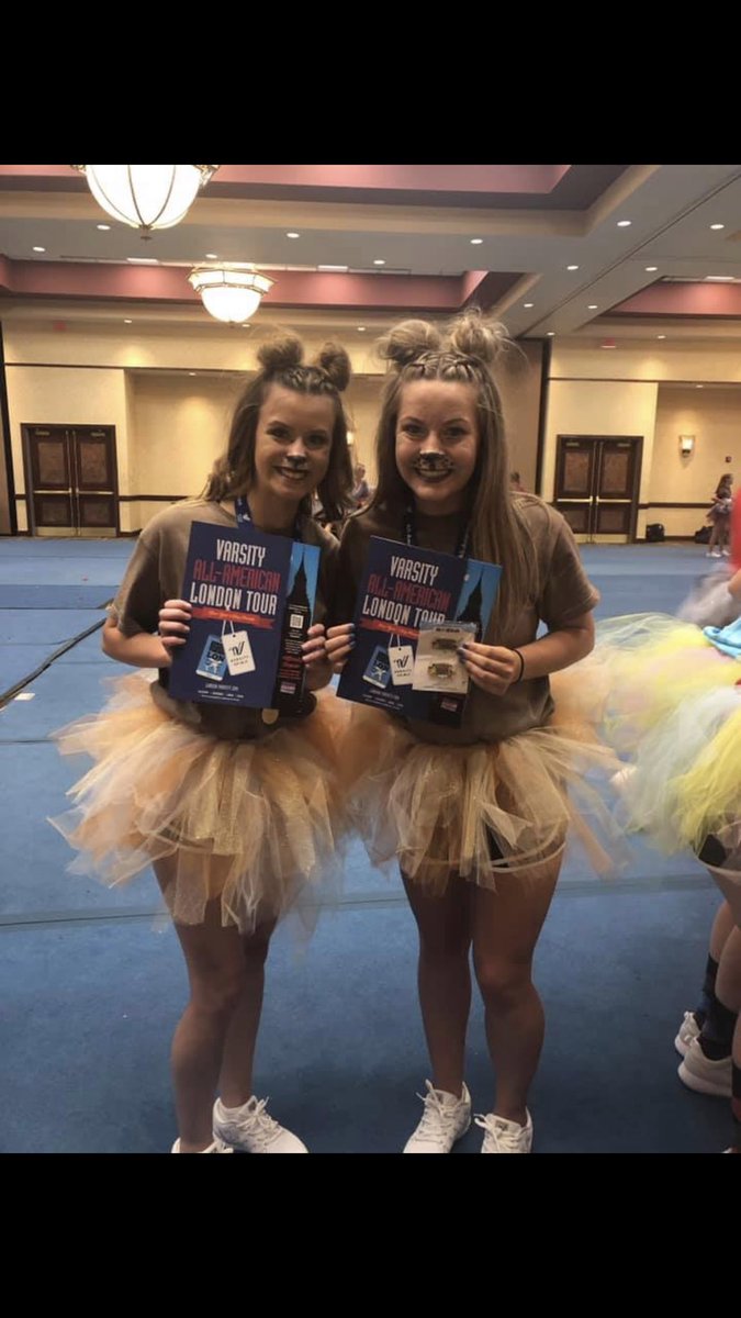 PHS__Cheer's tweet photo. Our two seniors Kira and Sarah were awarded All-American and both received offers to try out to be apart of the UCA Staff! We ❤️ our Seniors!! https://t.co/IJQuxWLqjA