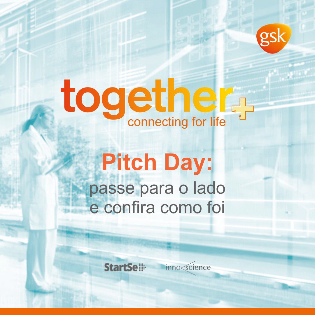 Innoscience_'s tweet image. Pitch Day do programa Together Connecting for Life da GSK Farma Brasil. Ontem e hoje, as startups selecionadas apresentaram seus projetos e soluções para a empresa. Boa sorte para todos. Confira algumas fotos. 
#Innoscience #pitchday #GSK