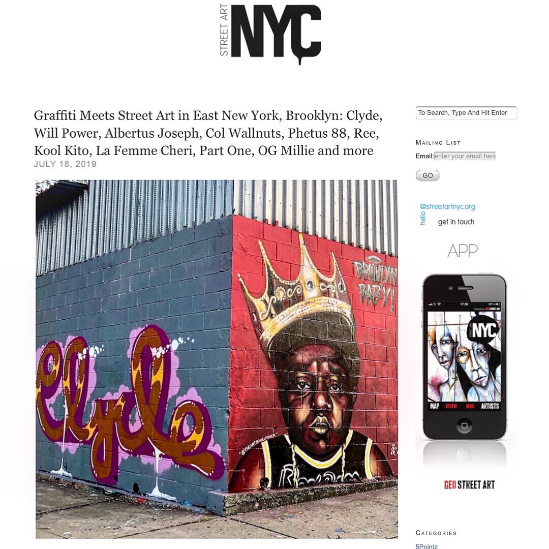 StreetArt_NYC's tweet photo. #Graffiti Meets #StreetArt in #EastNewYork #Brooklyn with #ExVandals #WillPower and more https://t.co/yg8zcCqSPI https://t.co/CdwNcBTgVh