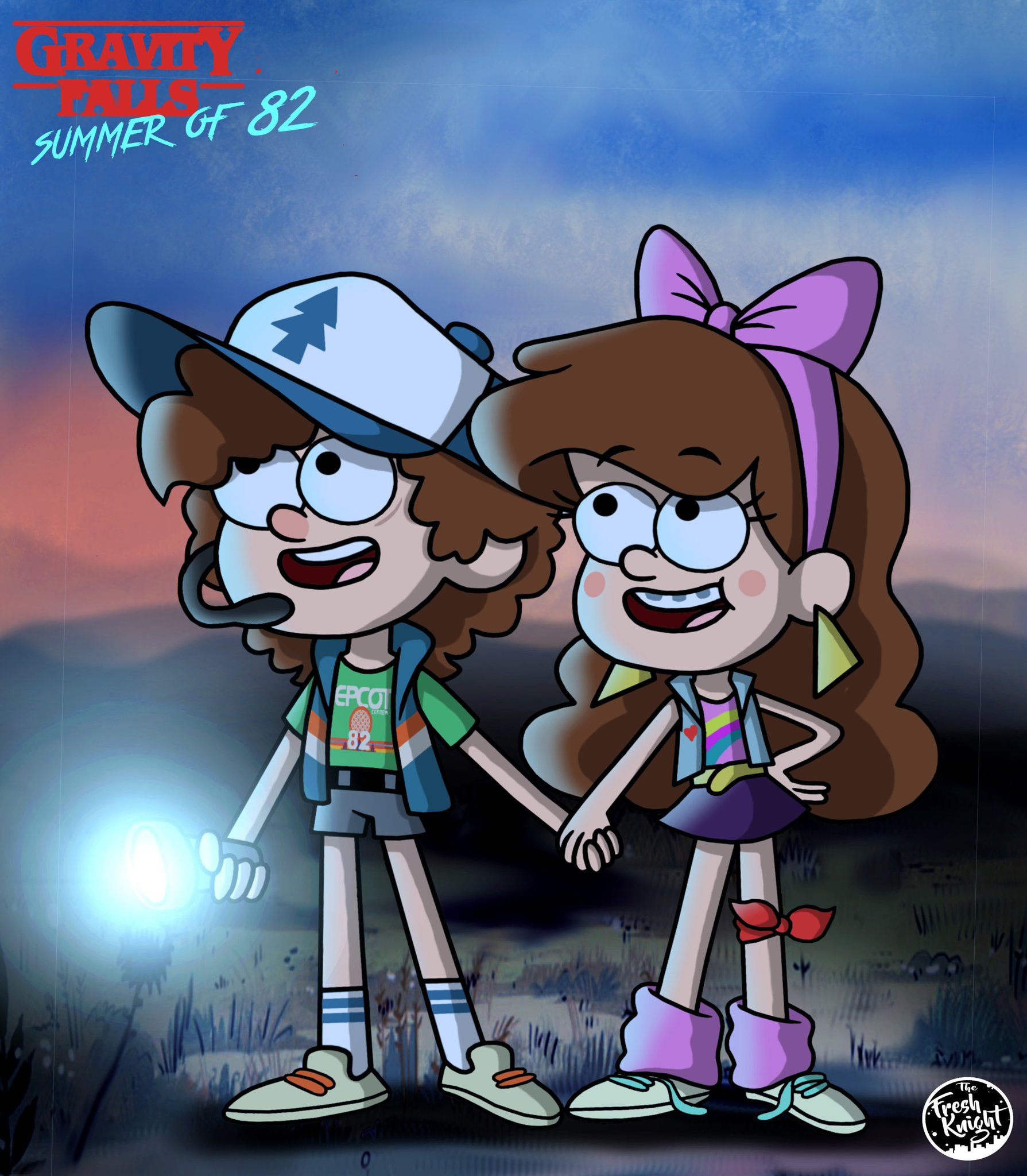 Gravity falls x stranger things outlet