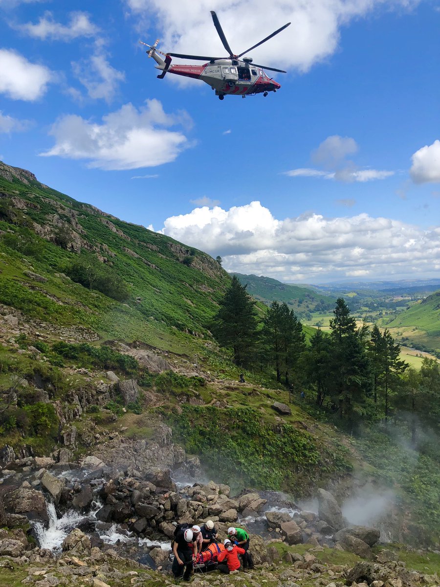 Live4Fells's tweet photo. Second incident around Stickle this week β°ππ #lamrt https://t.co/0iVE7V1Ell