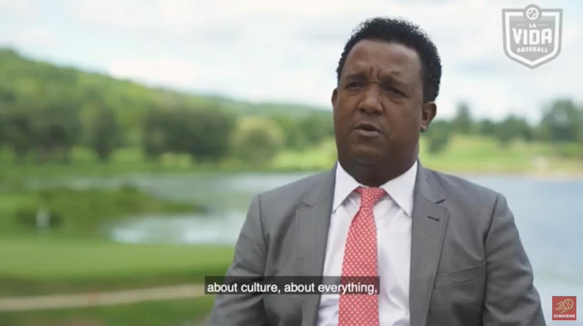 LaVidaBaseball's tweet photo. "Even though we accomplish a lot in Latin America, nobody will even accomplish what Roberto Clemente accomplished."-@45PedroMartinez @baseballhall #HOF2019 #HOFWKND https://t.co/SsASMg9UAM #LVBYouTube Click here to subscribe to our YouTube Channel: (link: https://t.co/HRasbkLZZT) https://t.co/pw9M40Pxrs