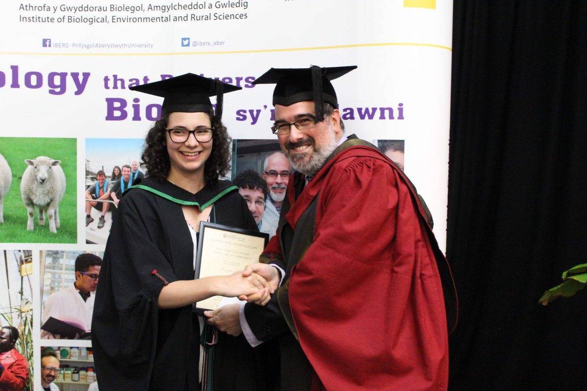 jendiberjones's tweet photo. Graduated Wednesday afternoon with a First Class (Hons) BSc Ecology and best performance for Ecology, Plant Biology and Countryside Conservation @ibers_aber #AberGrad2019. Good to catch up with people, we did try our best for the group photos! Next step @EntoMasters in September https://t.co/d8uD5q8DyQ
