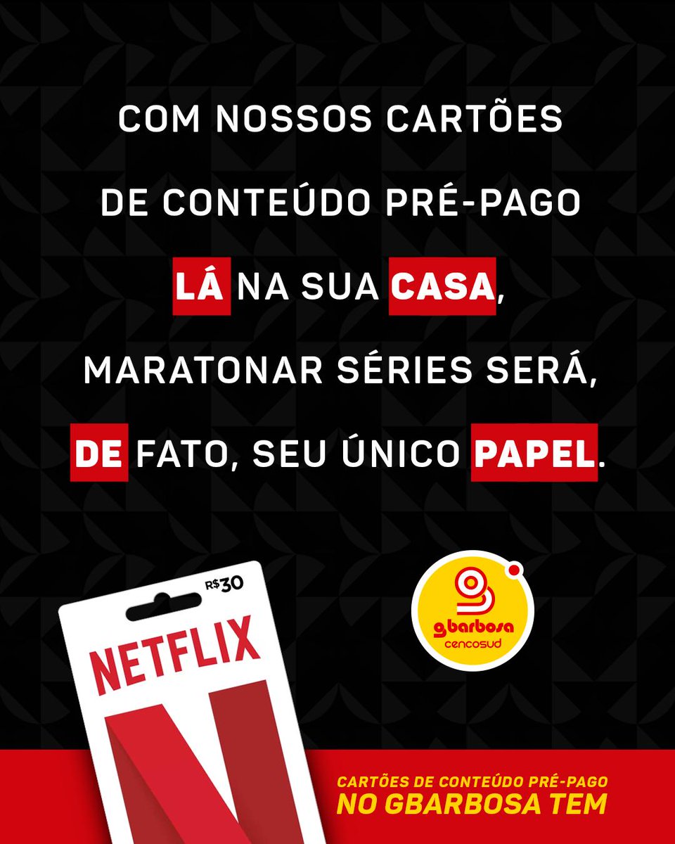 Netflix lança cartões pré-pagos no Brasil