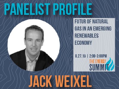 Panelist Q&amp;A with Jack Weixel who will participate on The Energy Summit panel: Future of Natural Gas in an Emerging Renewables Economy. #TES #coga2019 #energy #oilandgas

coga.org/tesinsights/pa…