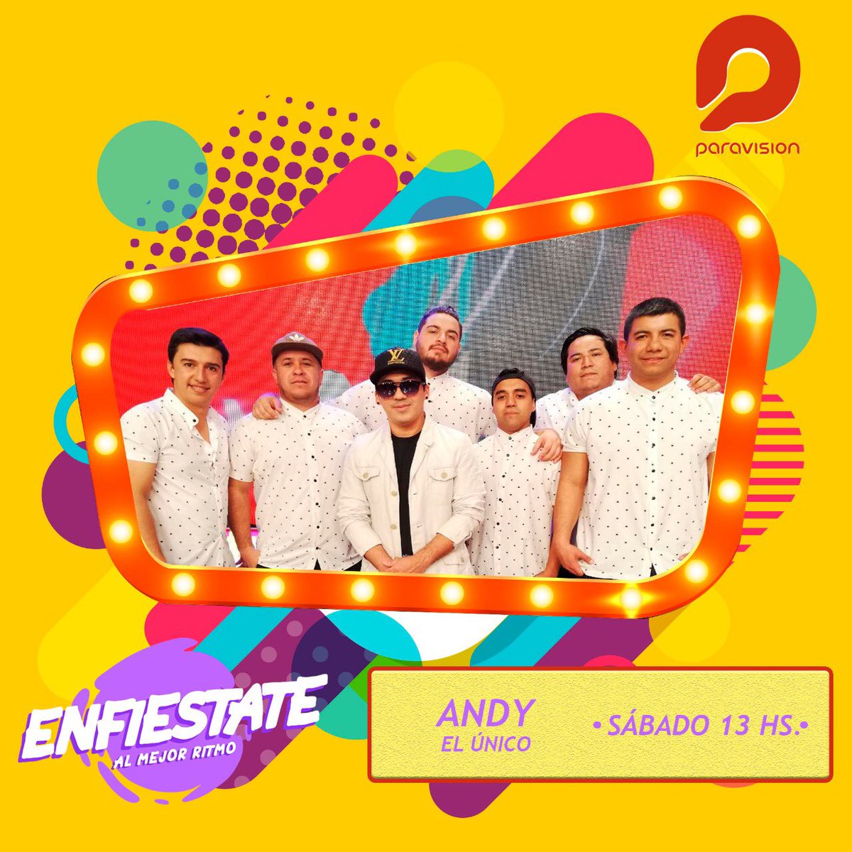 Enfiestatepy's tweet photo. 📣📣 Un gran show se viene este sábado desde la @expomariano2019 ‼️🎊
#Enfiestate en vivo con nosotros, con estos grupos musicales ♫🎶
Desde el ruedo central y por las pantallas de @paravision5 👈📺 https://t.co/sUi2CAHqNP