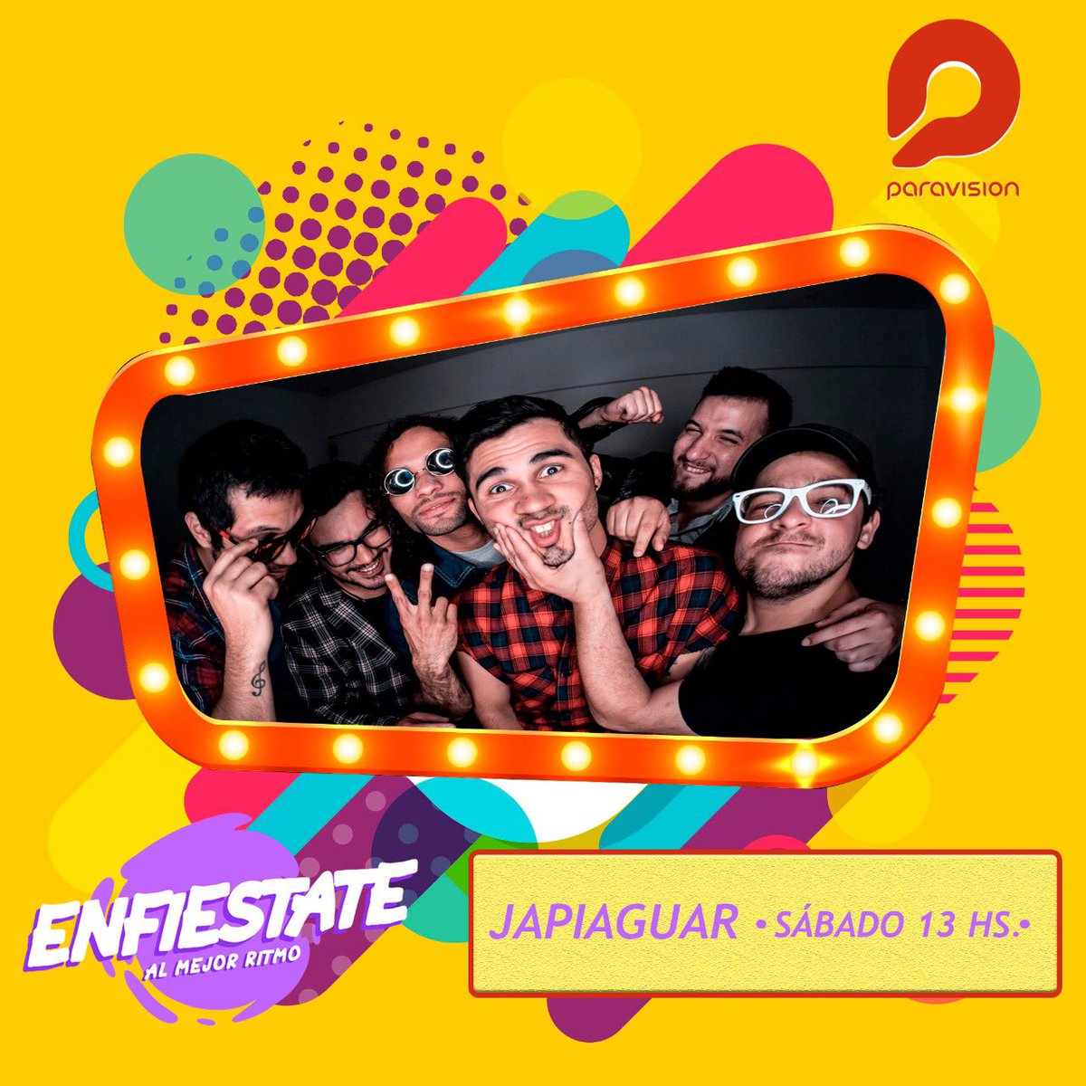 Enfiestatepy's tweet photo. 📣📣 Un gran show se viene este sábado desde la @expomariano2019 ‼️🎊
#Enfiestate en vivo con nosotros, con estos grupos musicales ♫🎶
Desde el ruedo central y por las pantallas de @paravision5 👈📺 https://t.co/sUi2CAHqNP