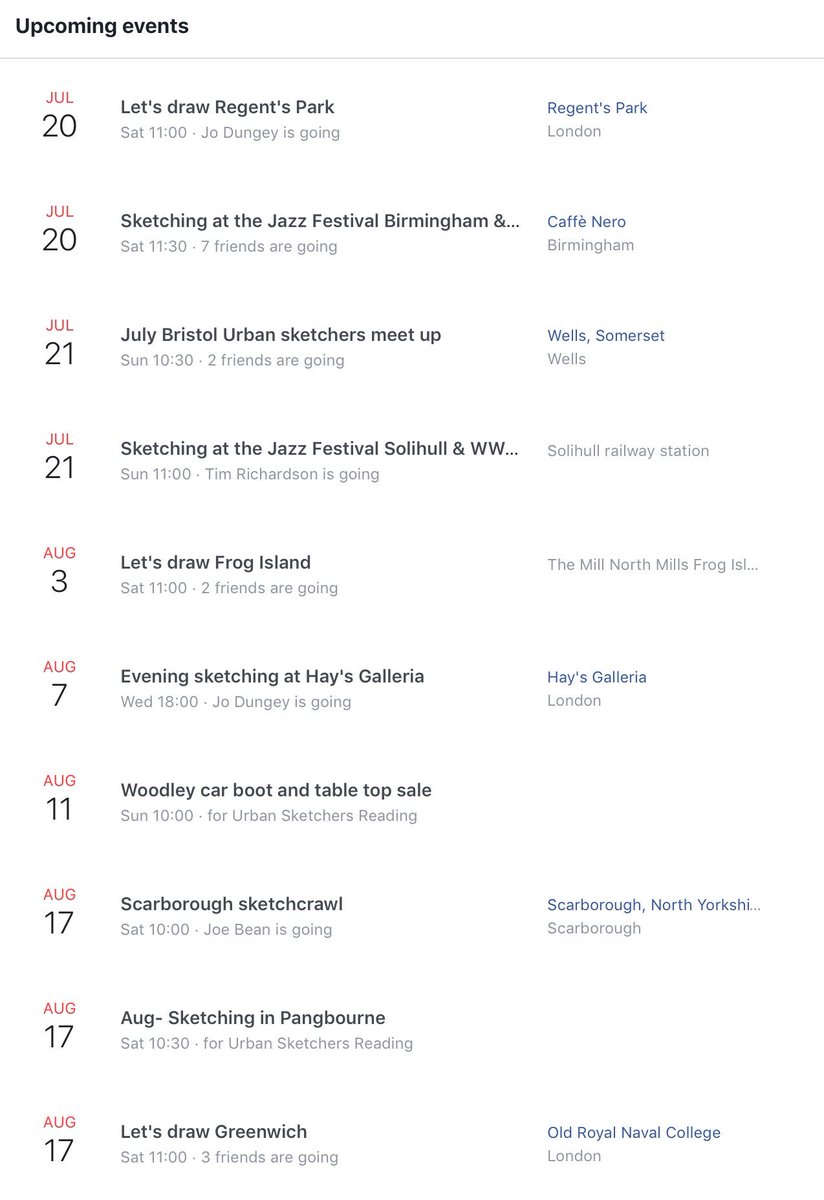 JeanEd70's tweet photo. Upcoming #urbansketching events in the UK! Details on the #Urbansketchers UK events page https://t.co/dEgqOh5yds
@USKNorthampton @SketchBrum @USKStoke @USK_Cambridge @uskoxford @RdgSketchers @urbansketchers @UrbSketchLondon https://t.co/9Vixw6VrRM