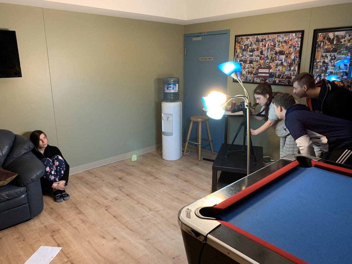 WhytecliffLearn's tweet image. Members of the Whytecliff program completed a film course by learning the essentials of pre-production, filming, and editing taught by an industry film director. The group was able to create, imagine and learn as they created a short film! 
Learn more at walc.ca