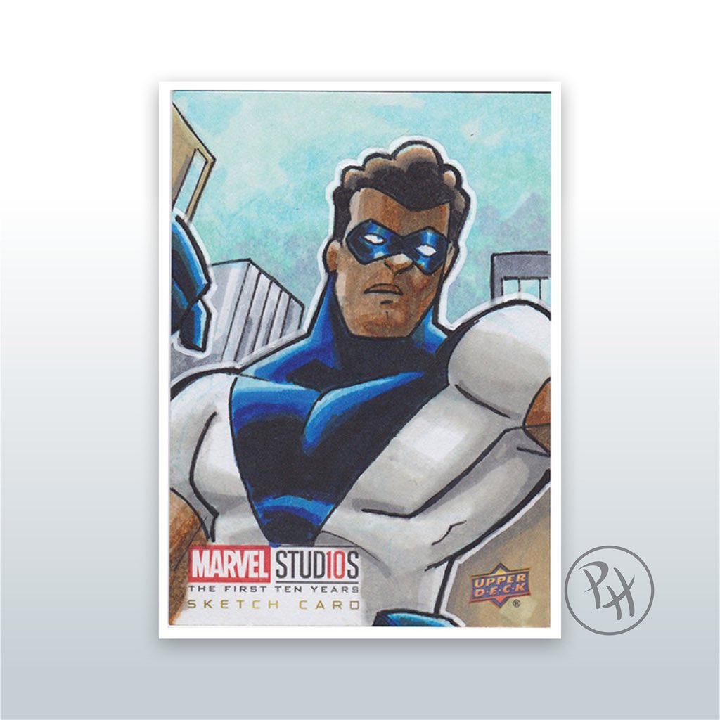 Pjhill81's tweet photo. 3 more Ant Man characters that have appeared in the MCU films for Upper Decks Marvel 10th Anniversary set. 😊
.
#antman #Goliath #thewasp #mcu10 #mcu10years #upperdeck #sketchcards #tradingcards #marvelcomics #marvelfanart #AntManandtheWasp #markerart https://t.co/aNvyTTpQtP