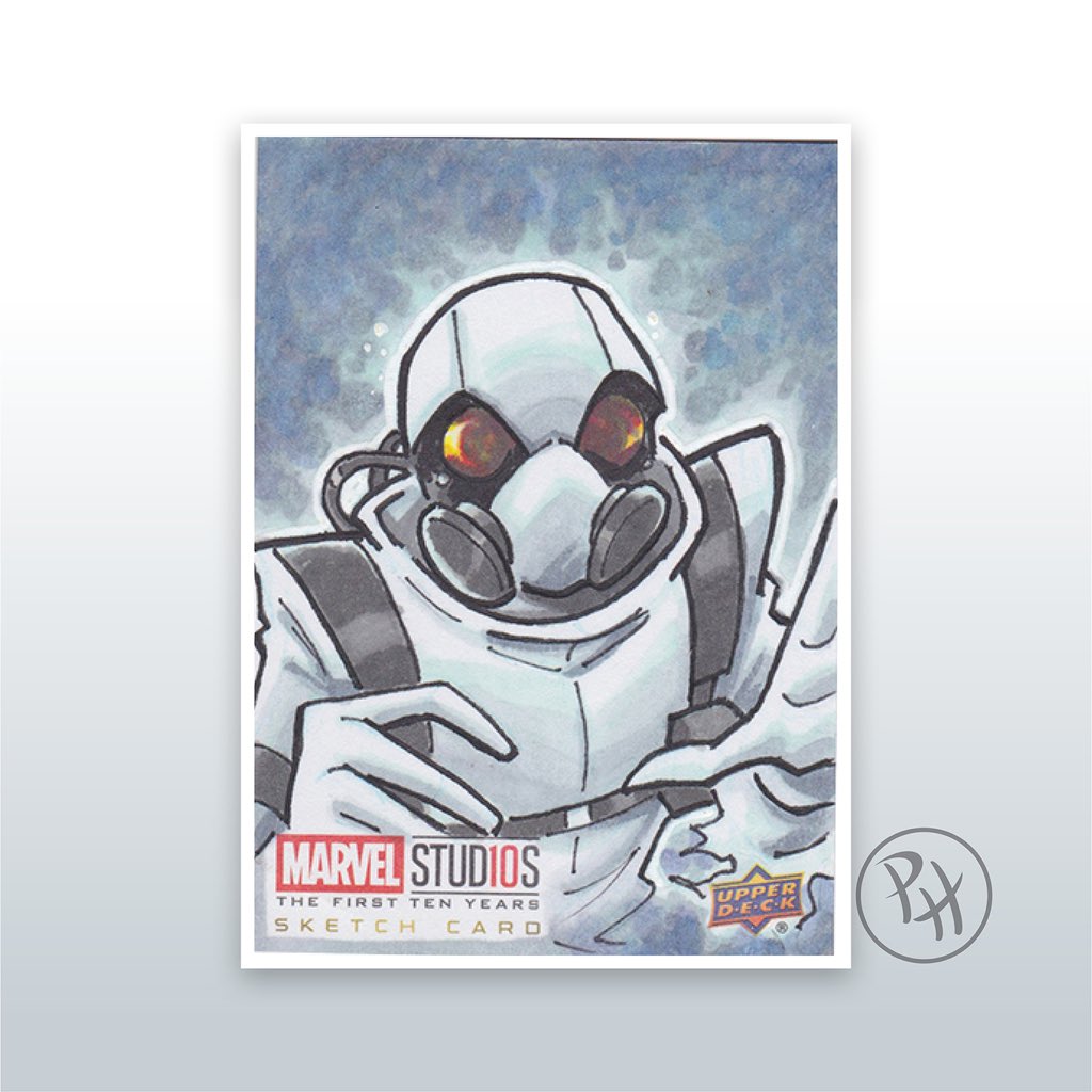 Pjhill81's tweet photo. 3 more Ant Man characters that have appeared in the MCU films for Upper Decks Marvel 10th Anniversary set. 😊
.
#antman #Goliath #thewasp #mcu10 #mcu10years #upperdeck #sketchcards #tradingcards #marvelcomics #marvelfanart #AntManandtheWasp #markerart https://t.co/aNvyTTpQtP