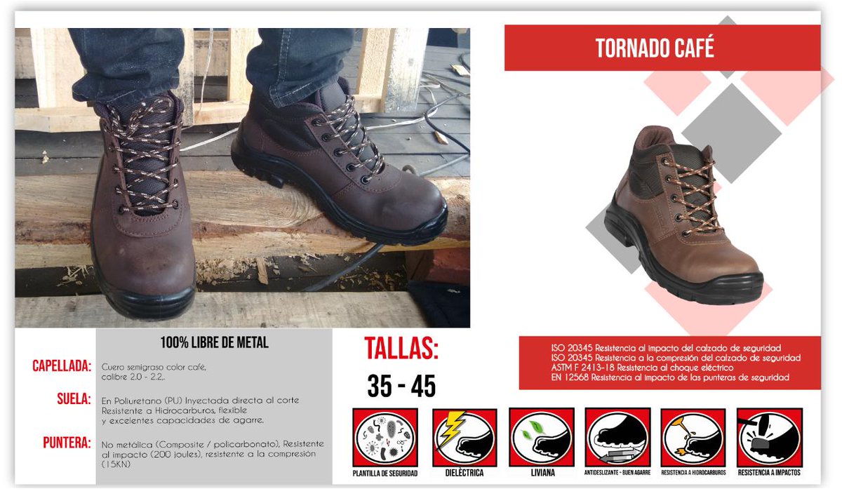 botas de seguridad policarbonato