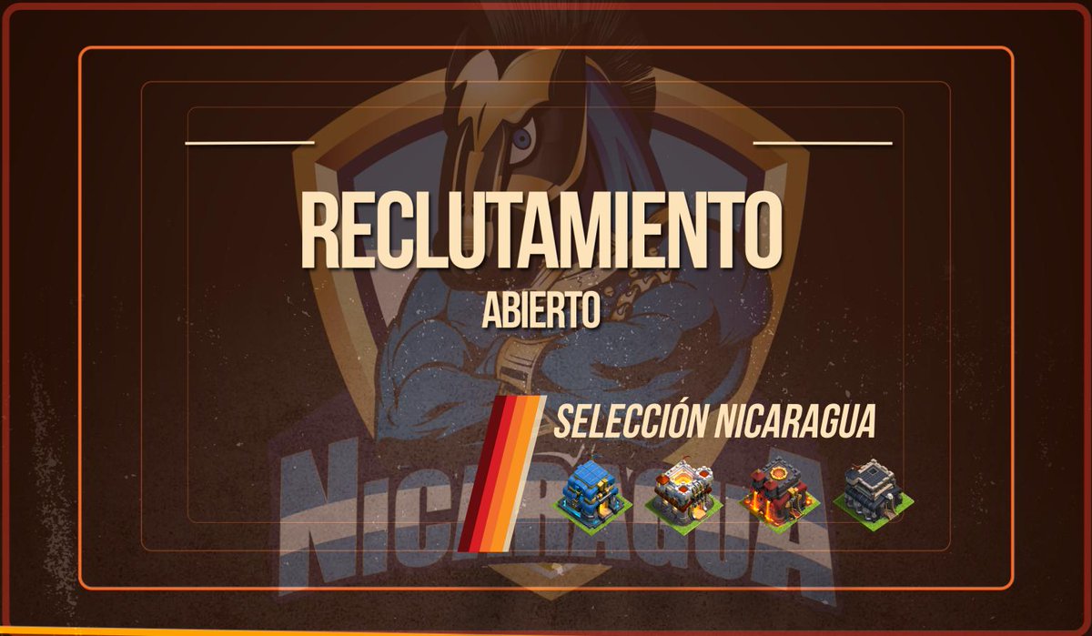 iniciamos el Reclutamiento para la <a href="/CIT_COC/">CLASH INTERNATIONAL TOURNAMENT</a> 

🔥TH9 - 30/30 🔥
🔥TH10 - 40/40🔥
🔥TH11 - 50/50/20🔥
🔥TH12 - 60/60/35 🔥
<a href="/ClashofClansESC/">Clash of Clans ES</a> <a href="/maruan_estrada/">Estrada Maruan</a> <a href="/Super_liga_nica/">Super Liga Nicaraguense De Guerra</a> <a href="/IngenioNica/">Ingenio Nica</a> <a href="/NicaSilvestres/">NicaSilvestre</a> 
Aplican Via Discord 
discord.gg/UhD6aPz