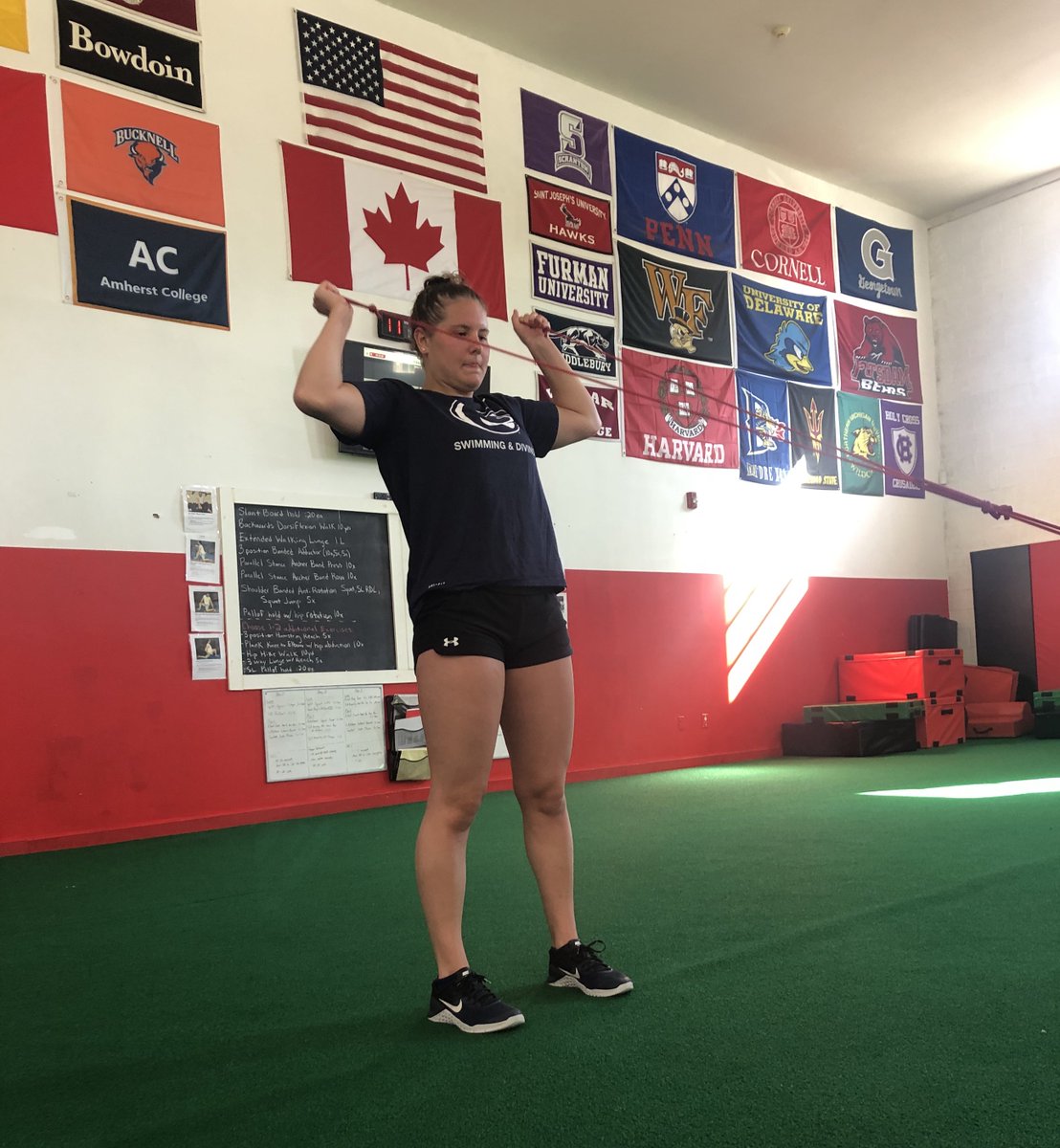 TrueFXS's tweet photo. Shoulder health is especially important for our overhead athletes. Here one of our college (#PennState) swimmers is performing the Crossover Symmetry series, a proactive tool to keep your shoulders strong &amp; healthy.
#recovery #crossoversymmetry #shoulders #swimming #performance https://t.co/ln2WLOVO4f