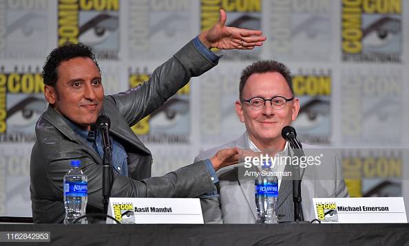 GettyVIP's tweet photo. Aasif Mandvi and Michael Emerson speaks at the "Evil" exclusive screening and panel during 2019 Comic-Con International at San Diego Convention Center in San Diego, CA

More 📸 #Comic_Con 👉 https://t.co/6GCV6y3di6

#aasif #MichaelEmerson #Evil #Comic_Con #SDConventionCtr #CBS https://t.co/sisViLkweh