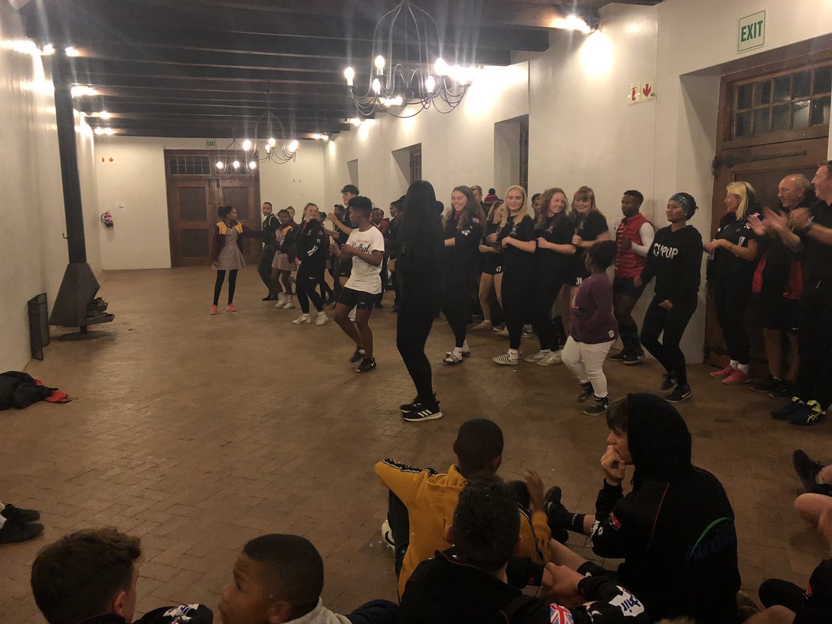 jkhssa19's tweet photo. We danced the night away after having a home cooked traditional South African meal #JKHSSA19 #makingmemories #lifelongfriends https://t.co/NxE1g4zflW