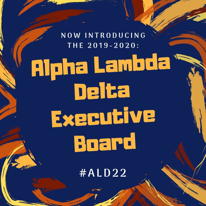 NCAT_ALD's tweet photo. Hey Alpha Lambda Delta 2019-2020, meet your new e-board! We’re excited for the successful & service driven academic year ahead 💙💛 #ncat #ncat22 #ald22 #alphalambdadelta #ald https://t.co/wB8A8OmGKa
