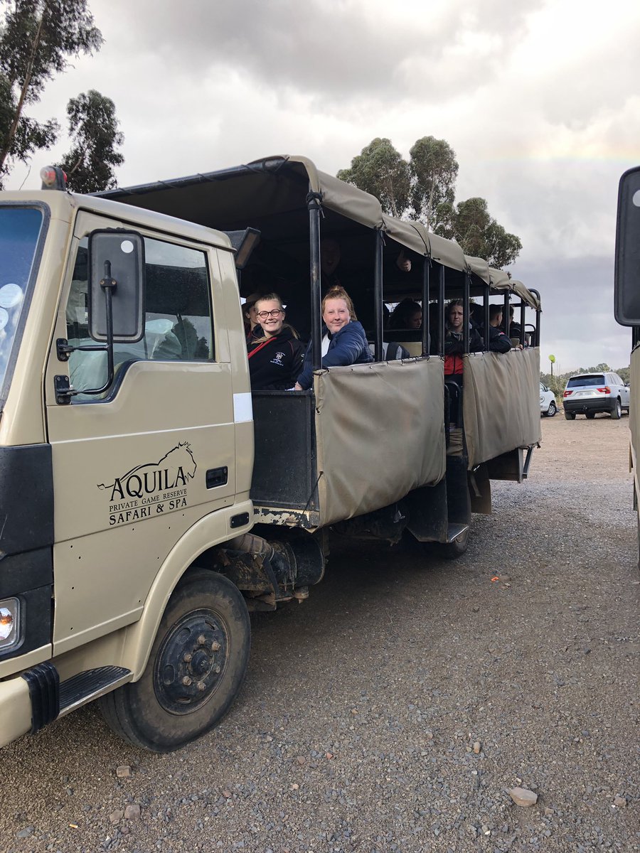 jkhssa19's tweet photo. Incredible scenes at the Aquila Game drive this afternoon - we have an early morning sunrise safari to look forward to tomorrow @AquilaSafaris #JKHSSA19 https://t.co/QqZuyPRfgu