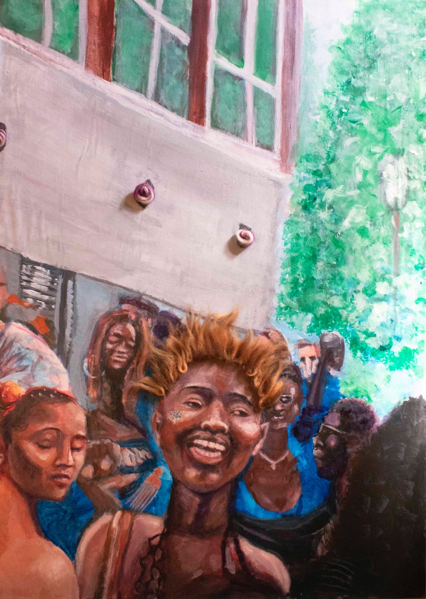 ZacharyAghaizu's tweet photo. "Loneliness and Connection" 3 Large size pieces mounted onto MDF wooden board to be displayed in the exhibition section of the live show.
#somersethouse #thingstodoinlondon #artexhibition #liveshow #fineart #londonartist #acrylicpainting #wimbeldon2019 https://t.co/8vlGirsWLP