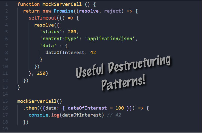 ltngthinking's tweet photo. 3 Practical Uses of Object Destructuring in JavaScript https://t.co/z9GcAN5w1i https://t.co/2iyjaTpXE1